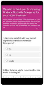 Brisbane Northside Emergency Survey